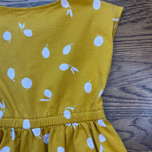 Tea Collection Girls Hi Lo Fruit Print Elastic Waistband Sleeveless Dress Size 3 - Picture 9 of 11